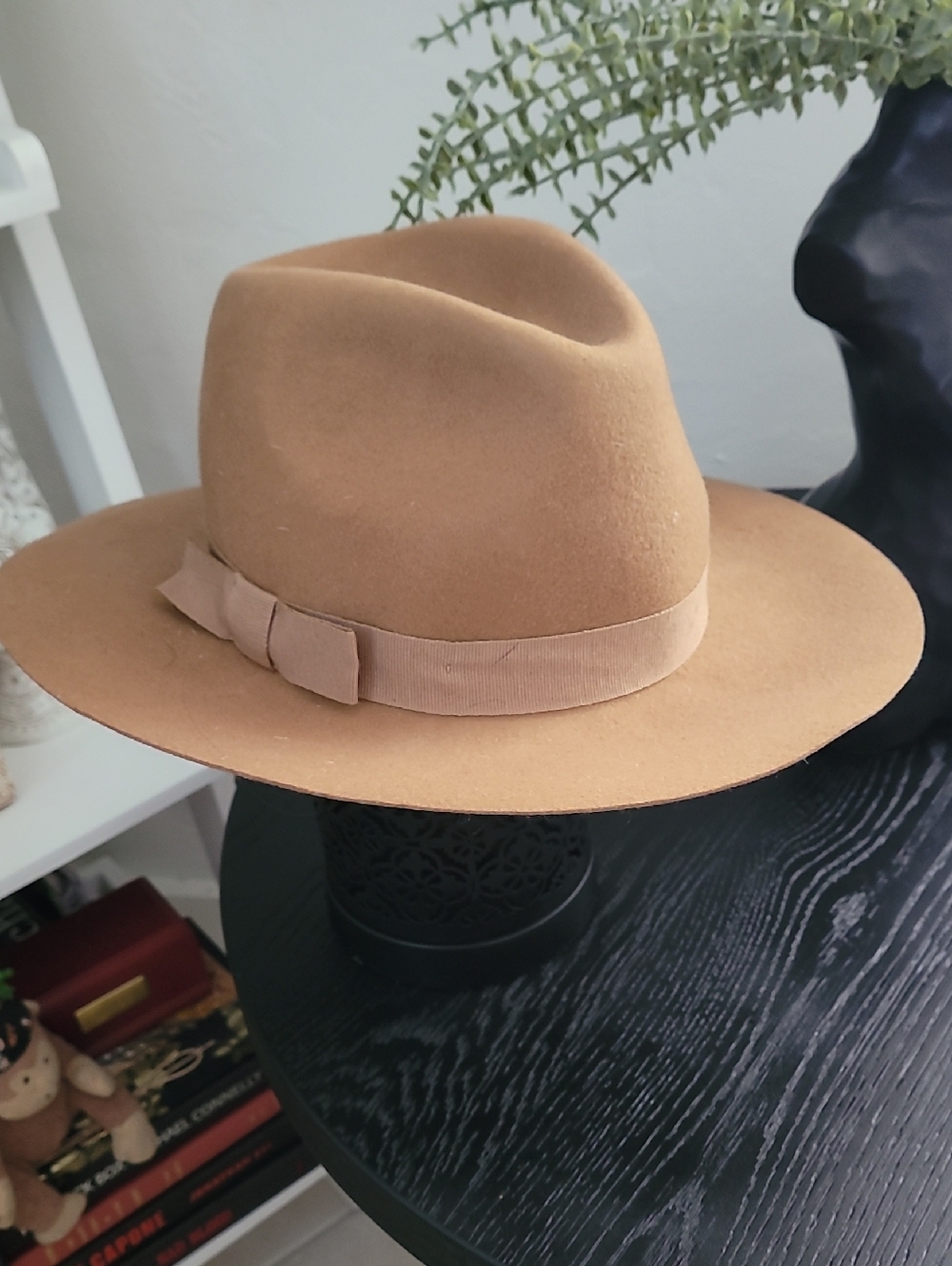 Aqua Camel Felt Fedora Hat